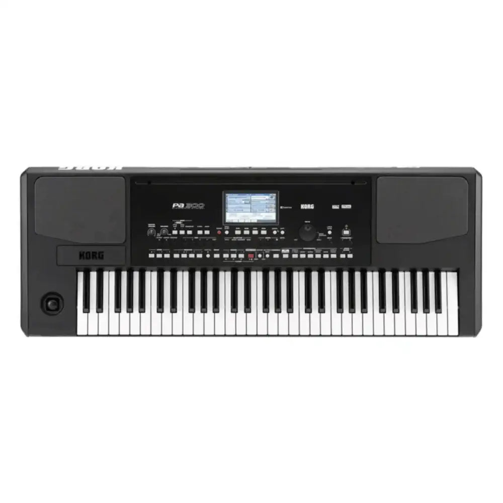 Korg keyboard on a white background