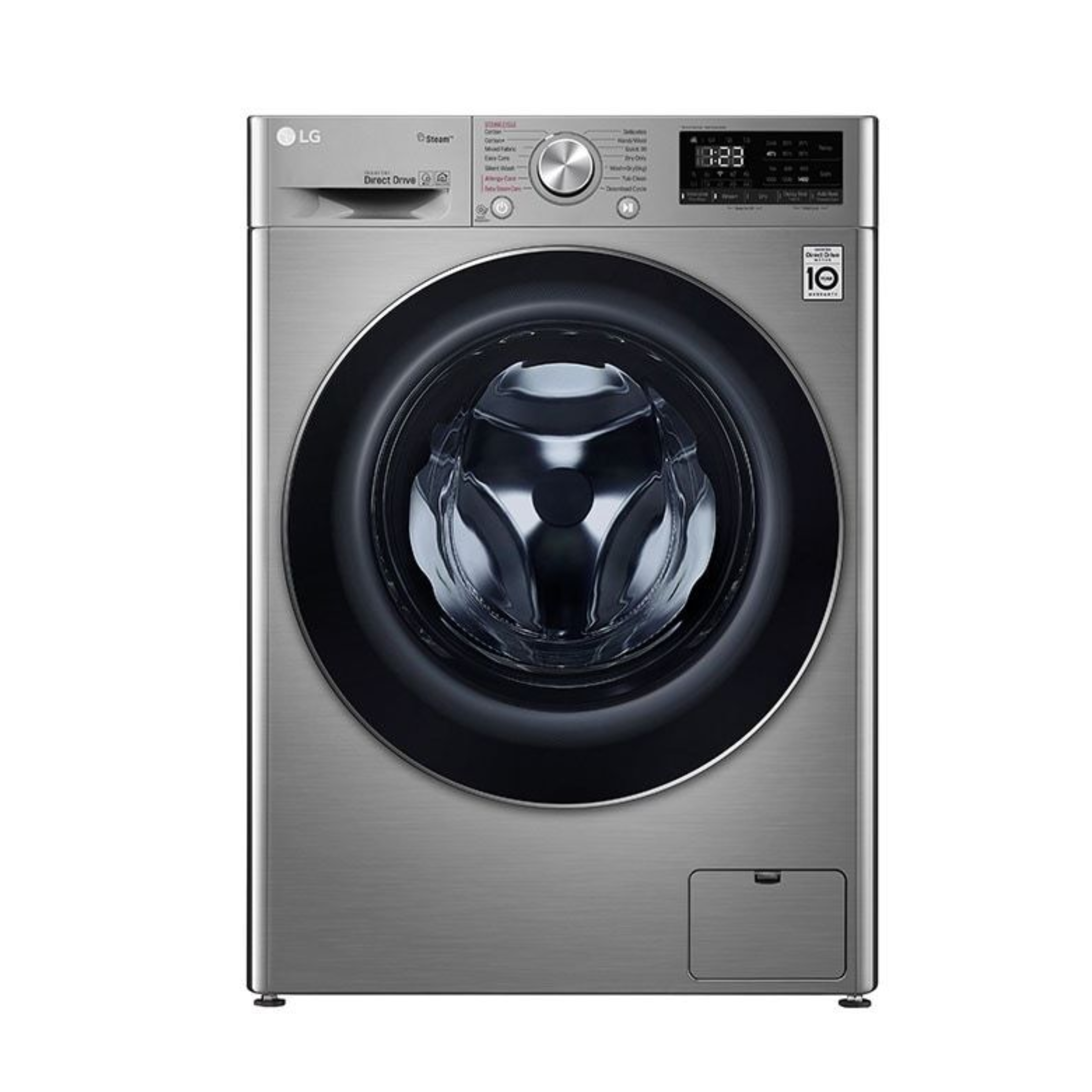 LG 10.5/7kg Silver Front Load Washer Dryer Combo (DEMO, NO BOX, NO WARRANTY)