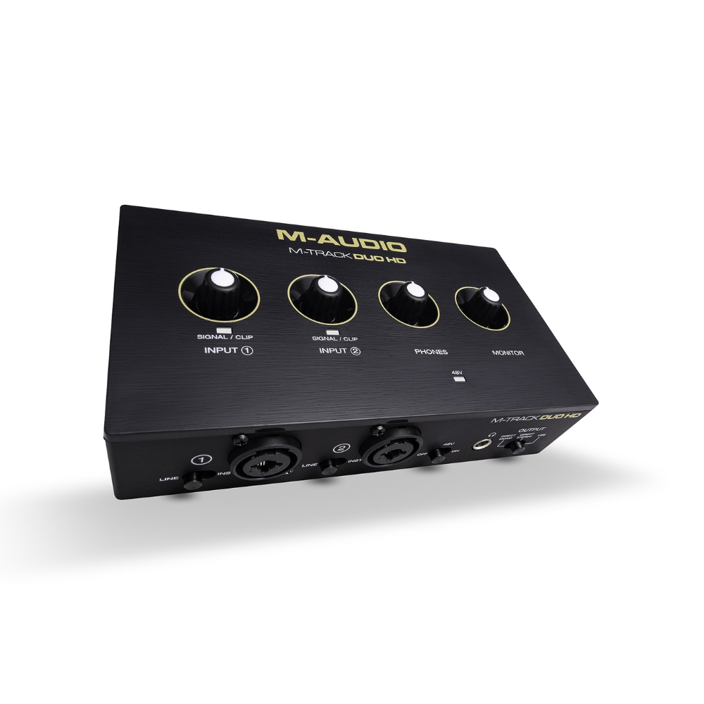 M-Audio audio interface on a white background