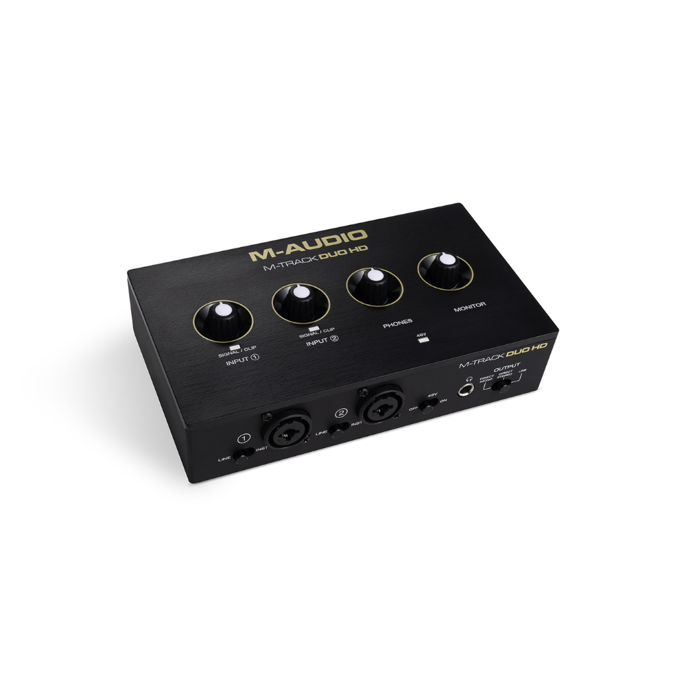 M-Audio audio interface on a white background