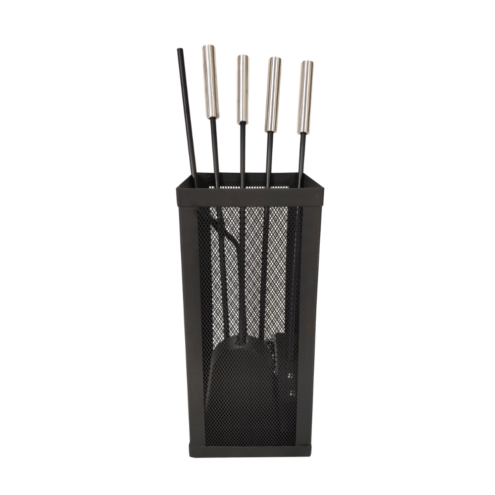 Megamaster - Square fireplace toolset (DEMO, OPEN BOX, NO WARRANTY