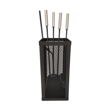 Megamaster - Square fireplace toolset (DEMO, OPEN BOX, NO WARRANTY
