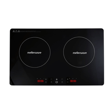 Mellerware Induction Cooker Double Glass Black 3000W