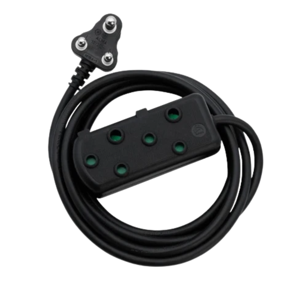 Nexon Heavy DUTY Side By Side(SBS) EXTENSION LEADS 5M NX-70008-5-BK (DEMO, OPEN BOX, NO WARRANTY)