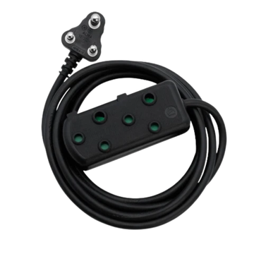 Nexon Heavy DUTY Side By Side(SBS) EXTENSION LEADS 5M NX-70008-5-BK (DEMO, OPEN BOX, NO WARRANTY)