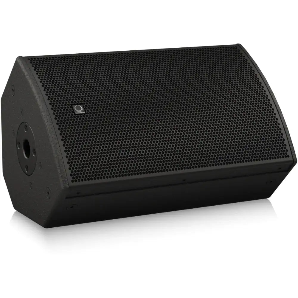 Black speaker on a white background