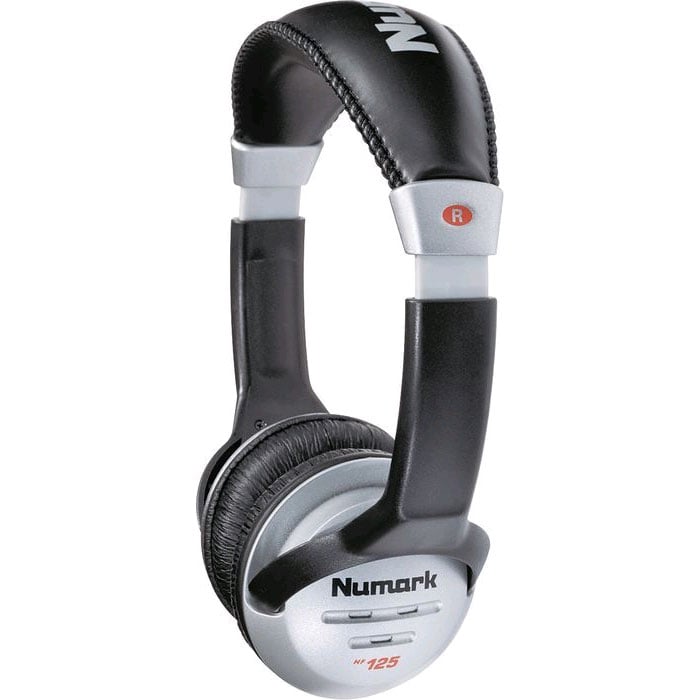 Numark headphones on a white background