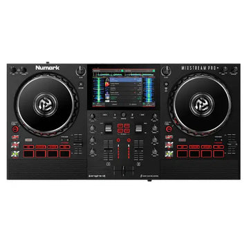 Numark Mixstream Pro+ DJ controller on a white background