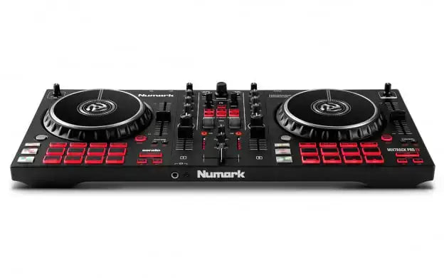 Numark DJ controller on a white background