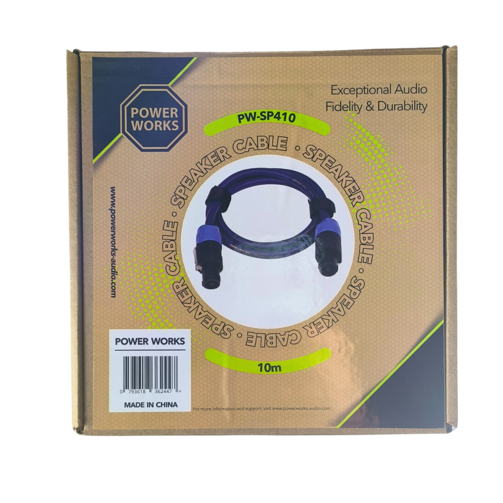 PowerWorks PW-SP410 10M Speakon to Speakon Cable