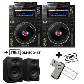 Pioneer CDJ3000 - PAIR (FREE PIONEER DM-50D BT & 32GB USB)