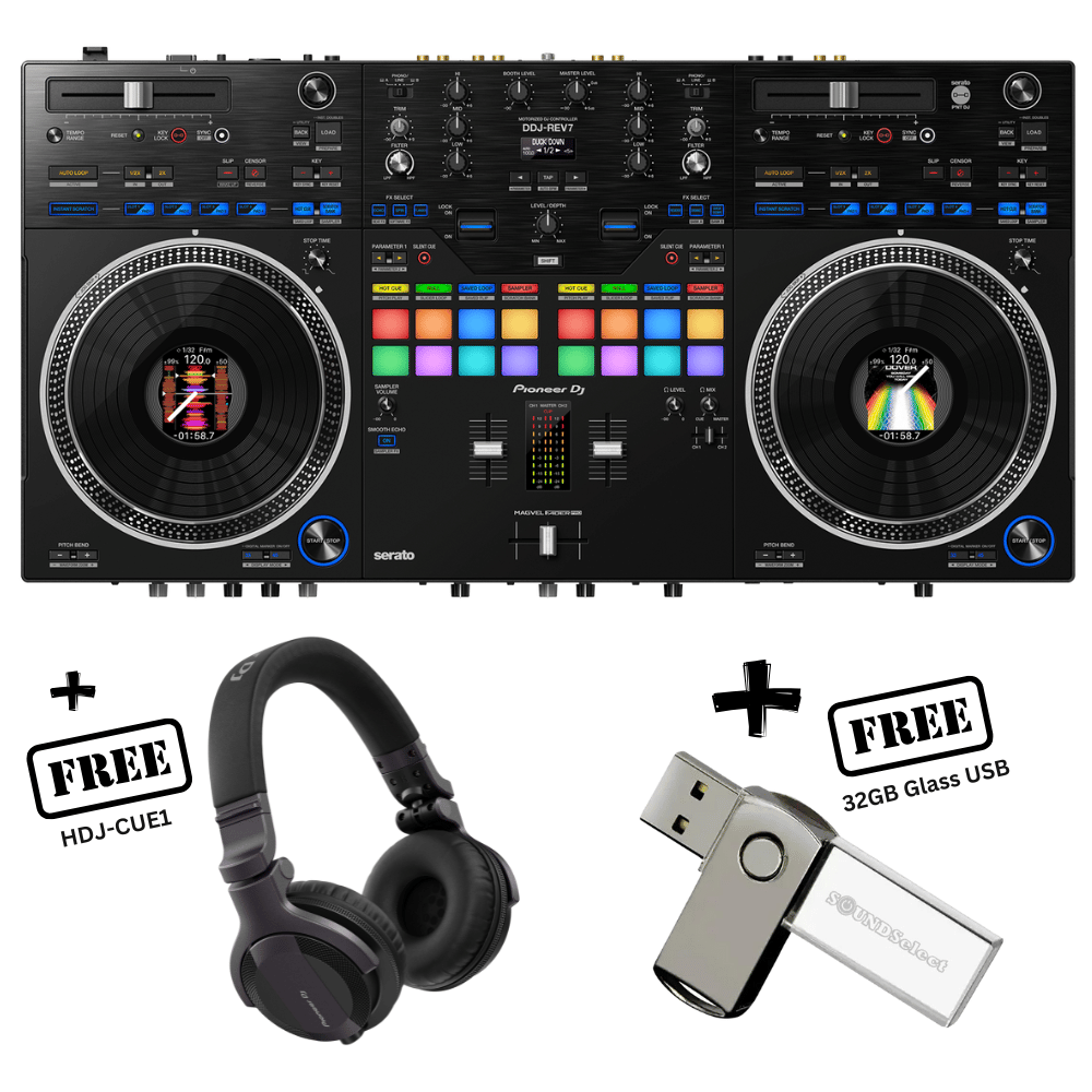 Pioneer DDJ-REV7 (FREE PIONEER HDJ-CUE1 & 32GB USB)