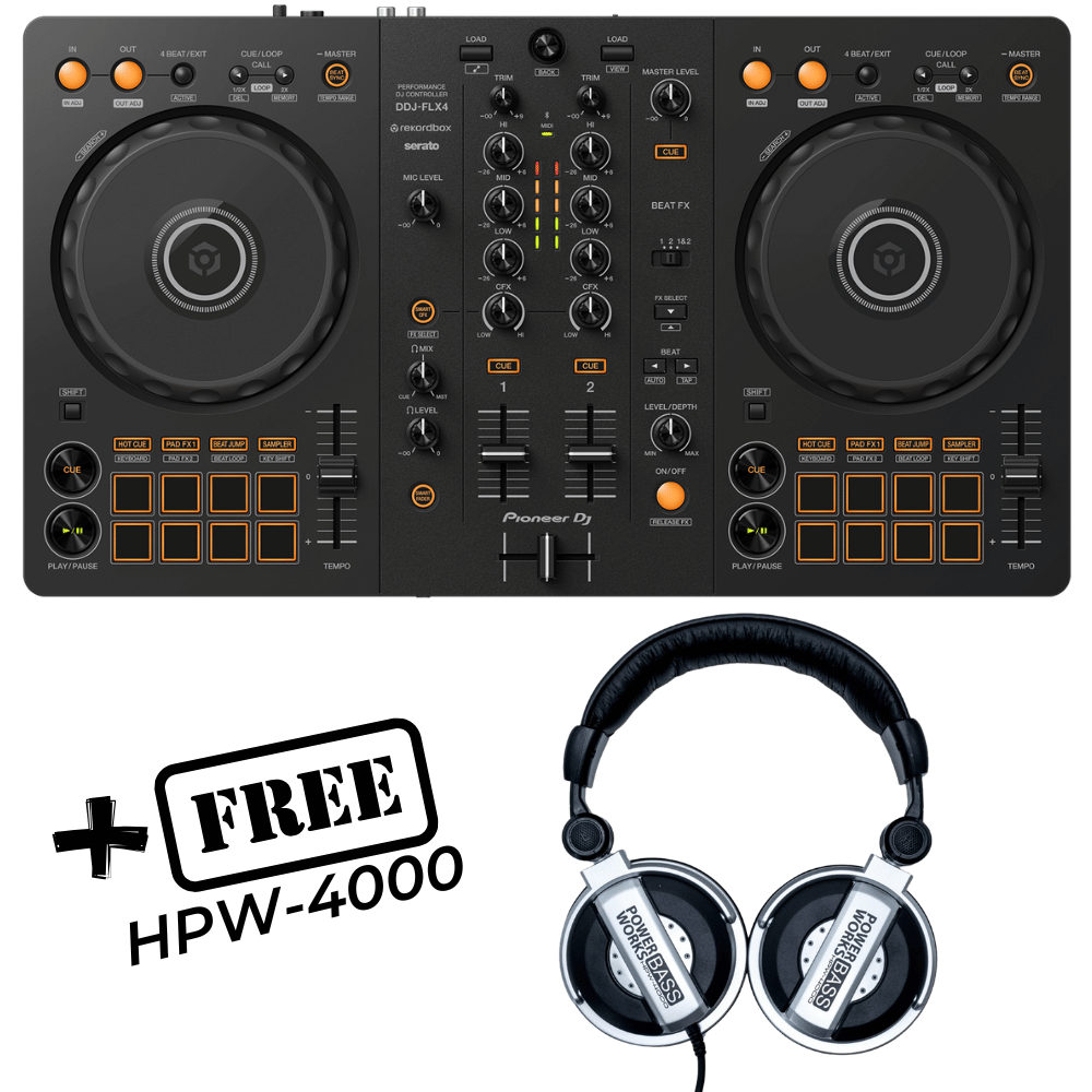 Pioneer DDJ-FLX4 (FREE HPW-4000)