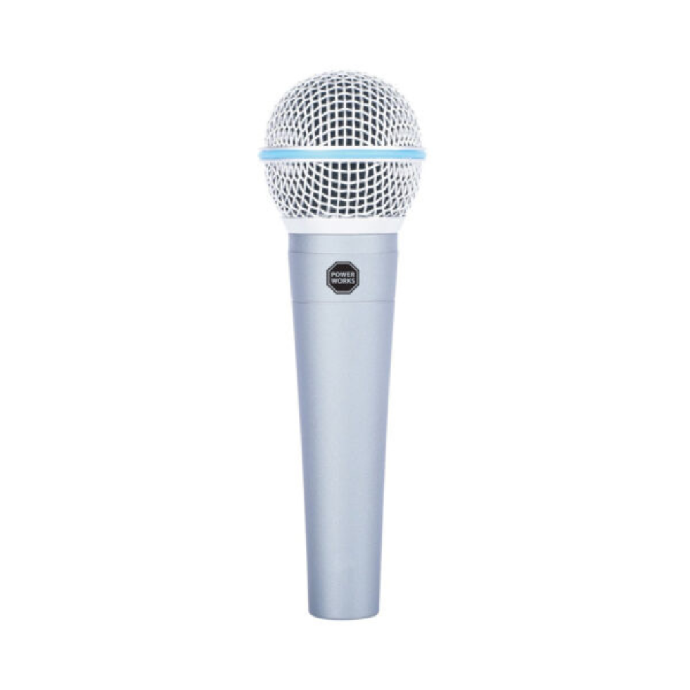 Microphone on a white background
