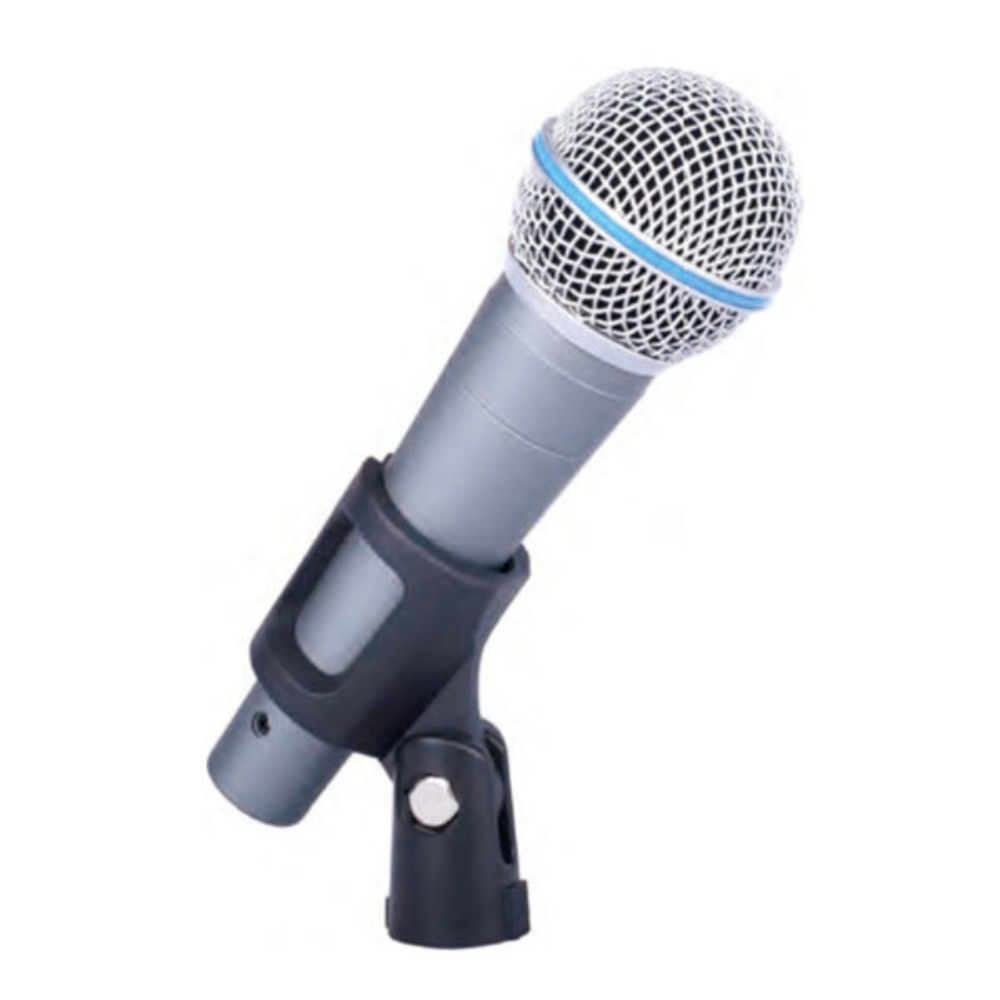 Microphone on a white background