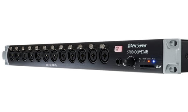 PreSonus StudioLive 16R audio mixer on a white background