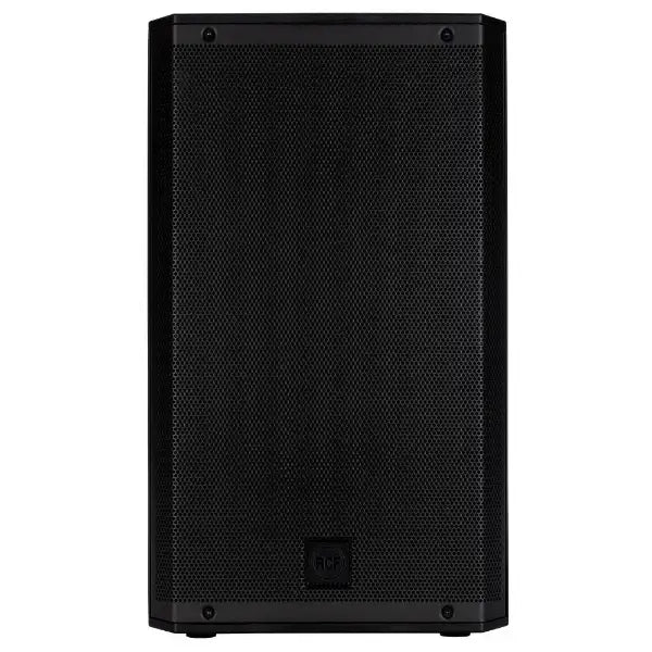 Black speaker on a white background