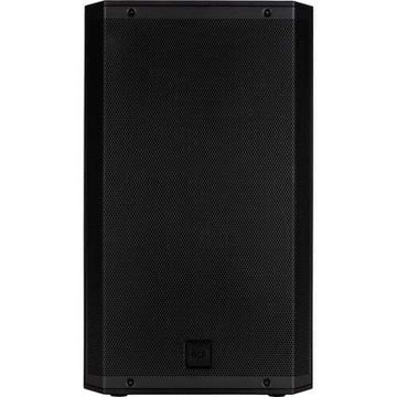 Black speaker on a white background