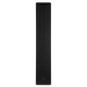 Black rectangular speaker on a white background