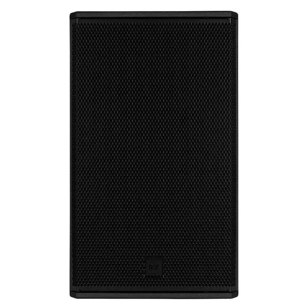 Black rectangular speaker on a white background