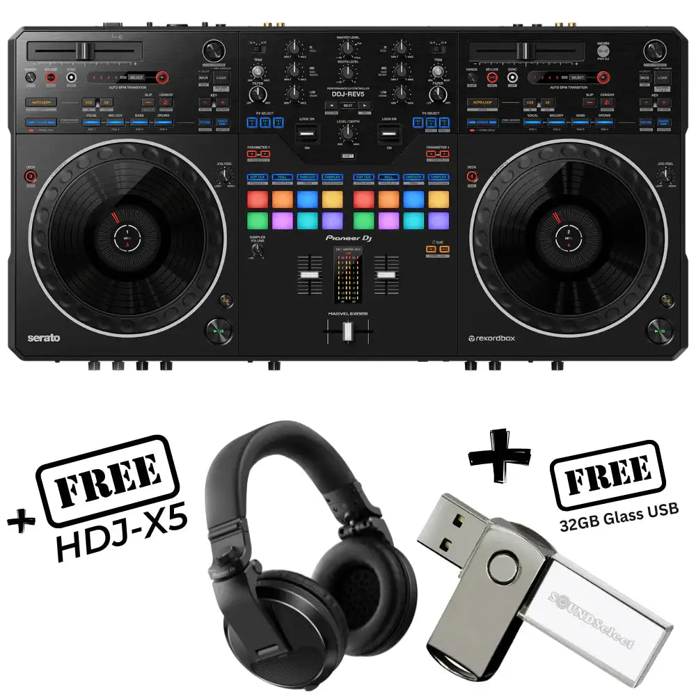 Pioneer DDJ-REV7 (FREE PIONEER HDJ-X5 & 32GB USB)