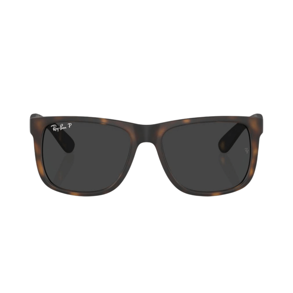 Ray-Ban Unisex Justin Sunglasses - Havana/Dark Green (DEMO, OPEN BOX, NO WARRANTY)