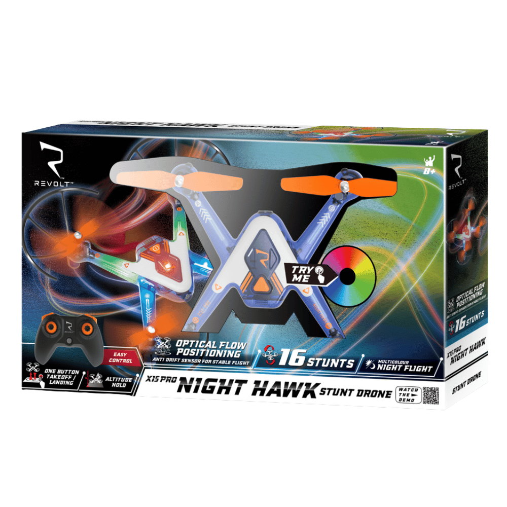 Revolt Night Hawk Pro Stunt Drone (DEMO, OPEN BOX, NO WARRANTY)