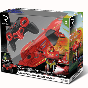 Revolt Transforming Robot Car - Red (DEMO, OPEN BOX, NO WARRANTY)