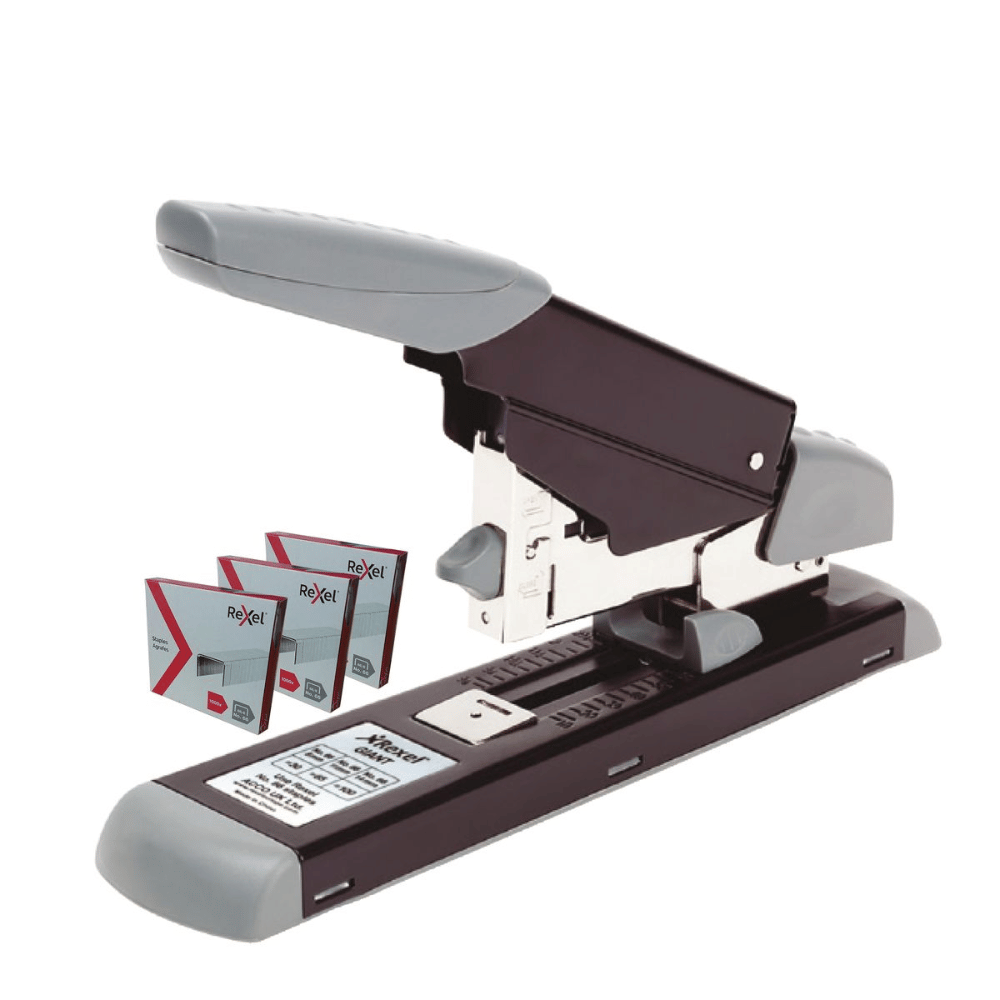 Rexel Giant Stapler Plus Free No66/8/11/14 Staples (DEMO, OPEN BOX, NO WARRANTY)