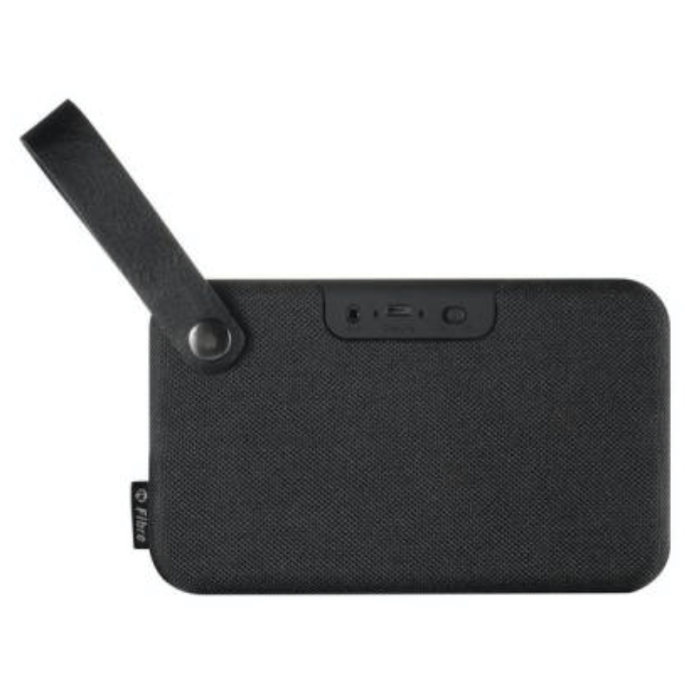Rocka Fibre series Bluetooth speaker with fabric trim - black - RK-3020-BK (DEMO, OPEN BOX, NO WARRANTY)