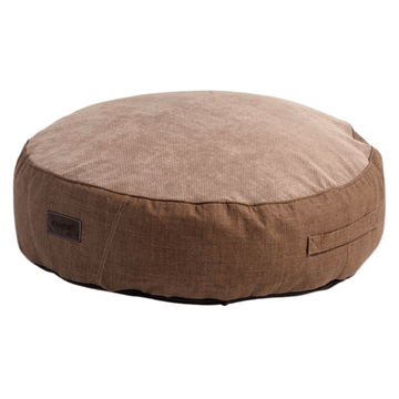 Rogz Dog Bed Lounge Flat Round Large - Brown (DEMO, OPEN BOX, NO WARRANTY)
