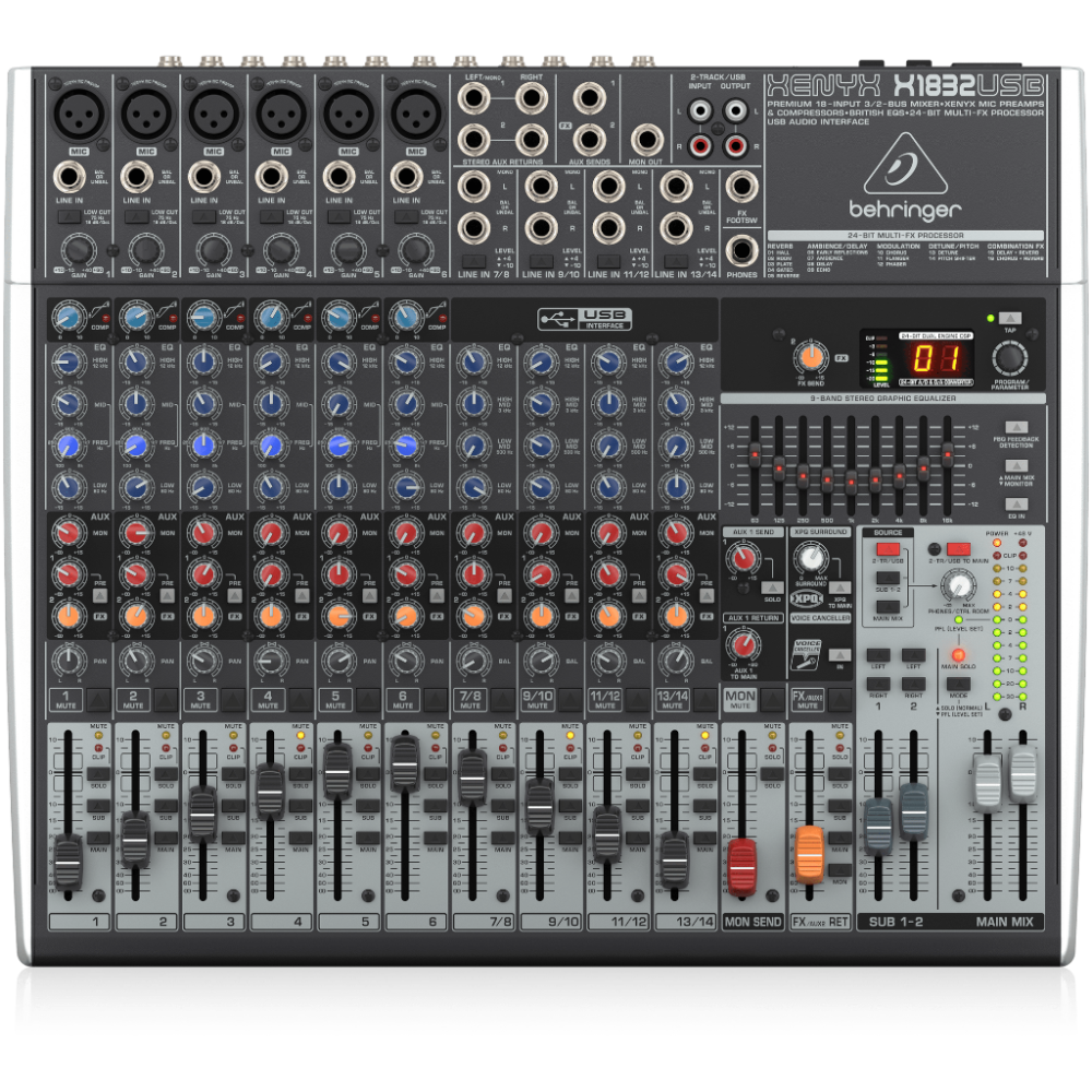 Secondhan Behringer XENYX X1832USB
