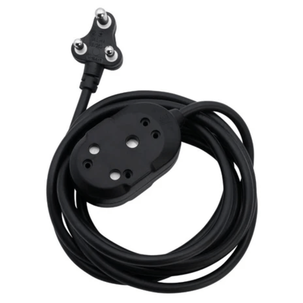 SWITCHED LIGHT DUTY Back To Back(BTB) EXTENSION LEADS 5M SWD-70005-5-BK  (DEMO, OPEN BOX, NO WARRANTY)