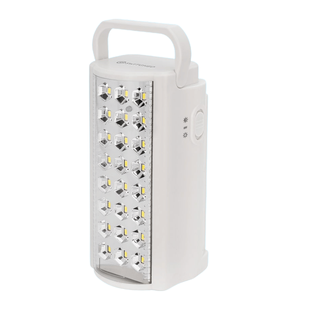 SWITCHED Rechargeable Lantern 800 Lumen – White SWD-50003-WT (DEMO, OPEN BOX, NO WARRANTY)