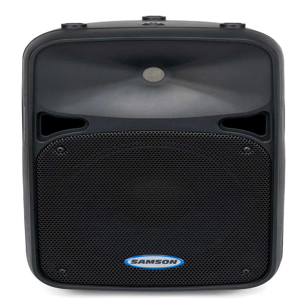 Black Samson speaker on a white background