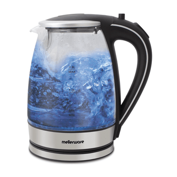 Secondhand-Mellerware Kettle 360 Degree Cordless Glass Silver
