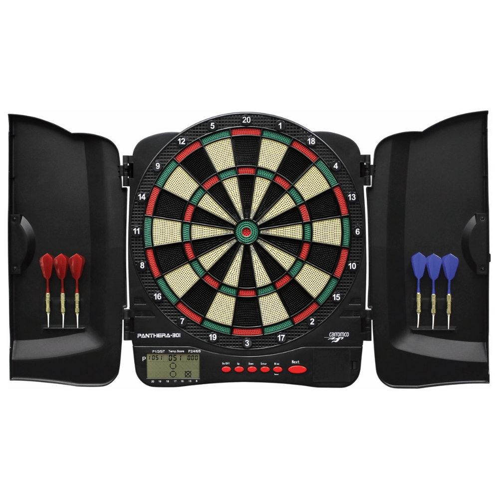 Carromco Electronic Dartboard Panthera - 301 (DEMO, OPEN BOX, NO WARRANTY)