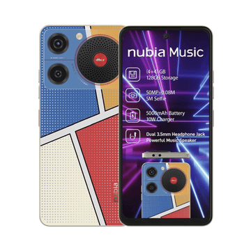 Nubia Music 128GB Dual Sim - Pop Art (DEMO, OPEN BOX, NO WARRANTY)
