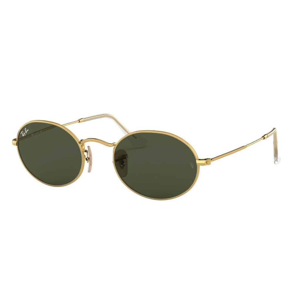 Secondhand Ray-Ban - Unisex Oval Sunglasses Gold