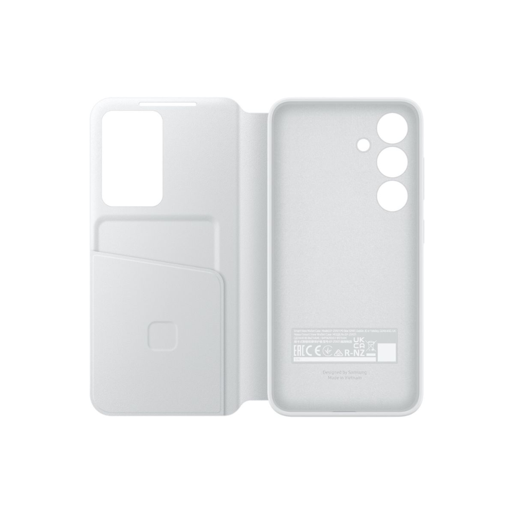 Secondhand Samsung Galaxy S24 Plus Smart View Wallet Case - White - Samsung Original Cover