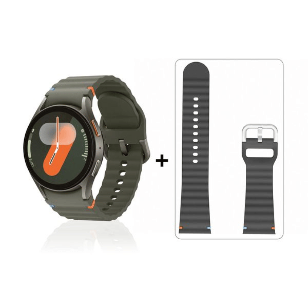 Secondhand Samsung Galaxy Watch 7 BT 40mm Green with Dark Grey Sport Band