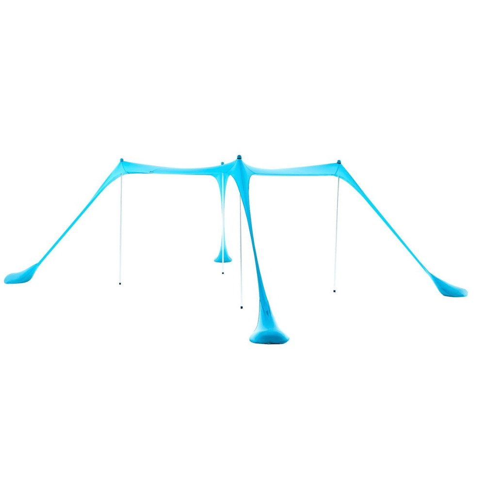 Blue slingshot on a white background