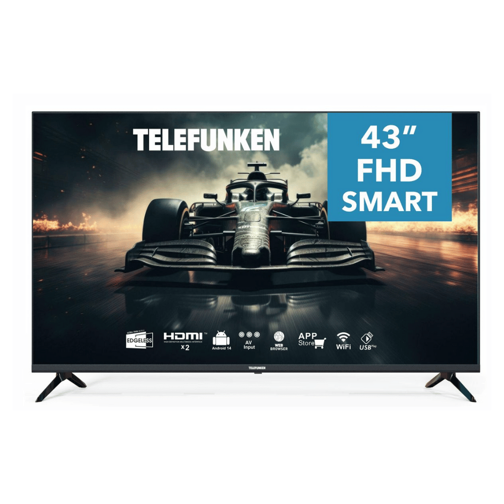 Telefunken 43 TLEDDS-43 FHD Full HD Android Smart TV (SECONDHAND, NO WARRANTY)
