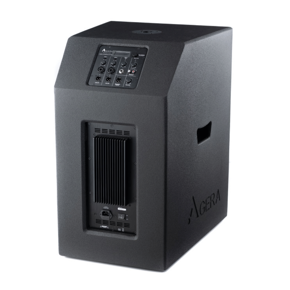 Black Agera speaker on a white background