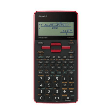 Sharp EL535 Scientific Calculator - 422 Functions- Red EL-W535SA-BRD (DEMO, OPEN BOX, NO WARRANTY)