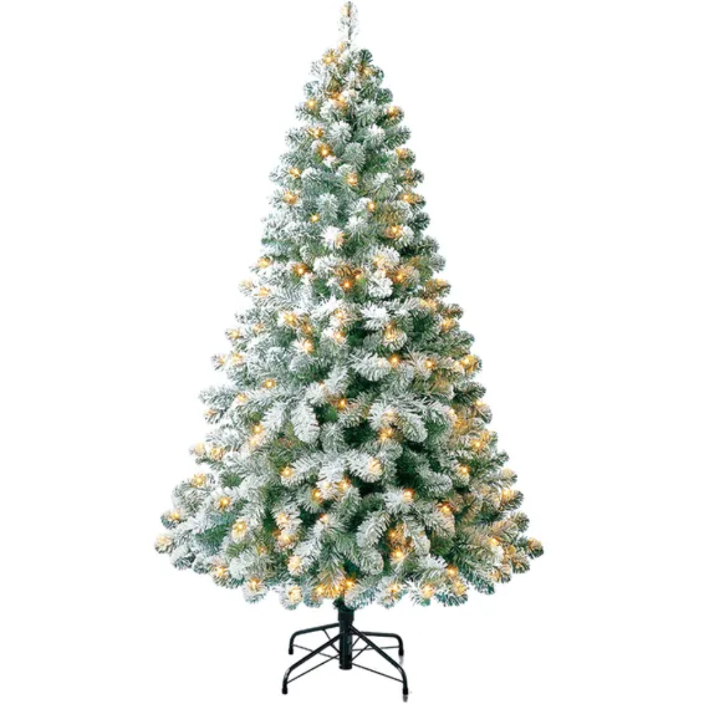 Snowy Oxford Pine- Prelit 180cm Christmas Tree (DEMO, OPEN BOX, NO WARRANTY)