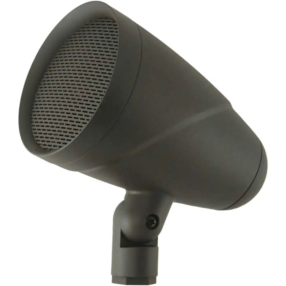 Black adjustable spotlight on a white background