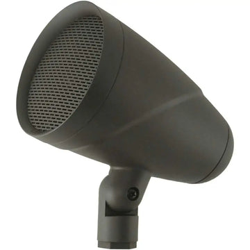 Black adjustable spotlight on a white background
