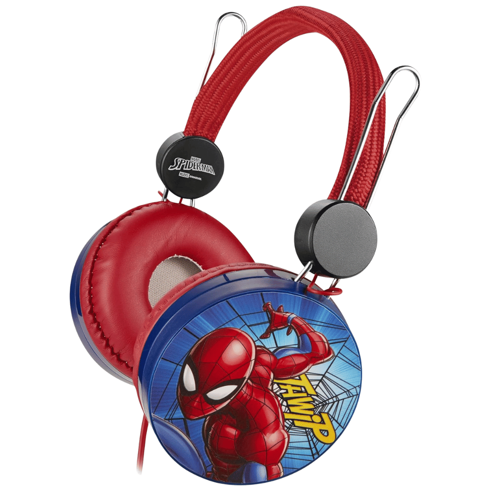 Spider-Man Auxiliary Headphone with Stickers MV-10903-SM (DEMO, OPEN BOX, NO WARRANTY)