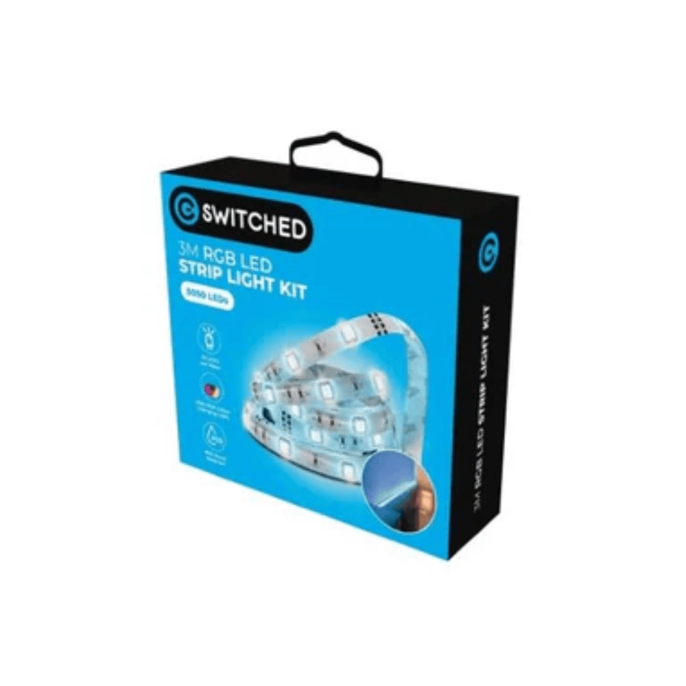 SWITCHED 3M RGB LED Strip Light Kit SWD-50013-KT (DEMO, OPEN BOX, NO WARRANTY)